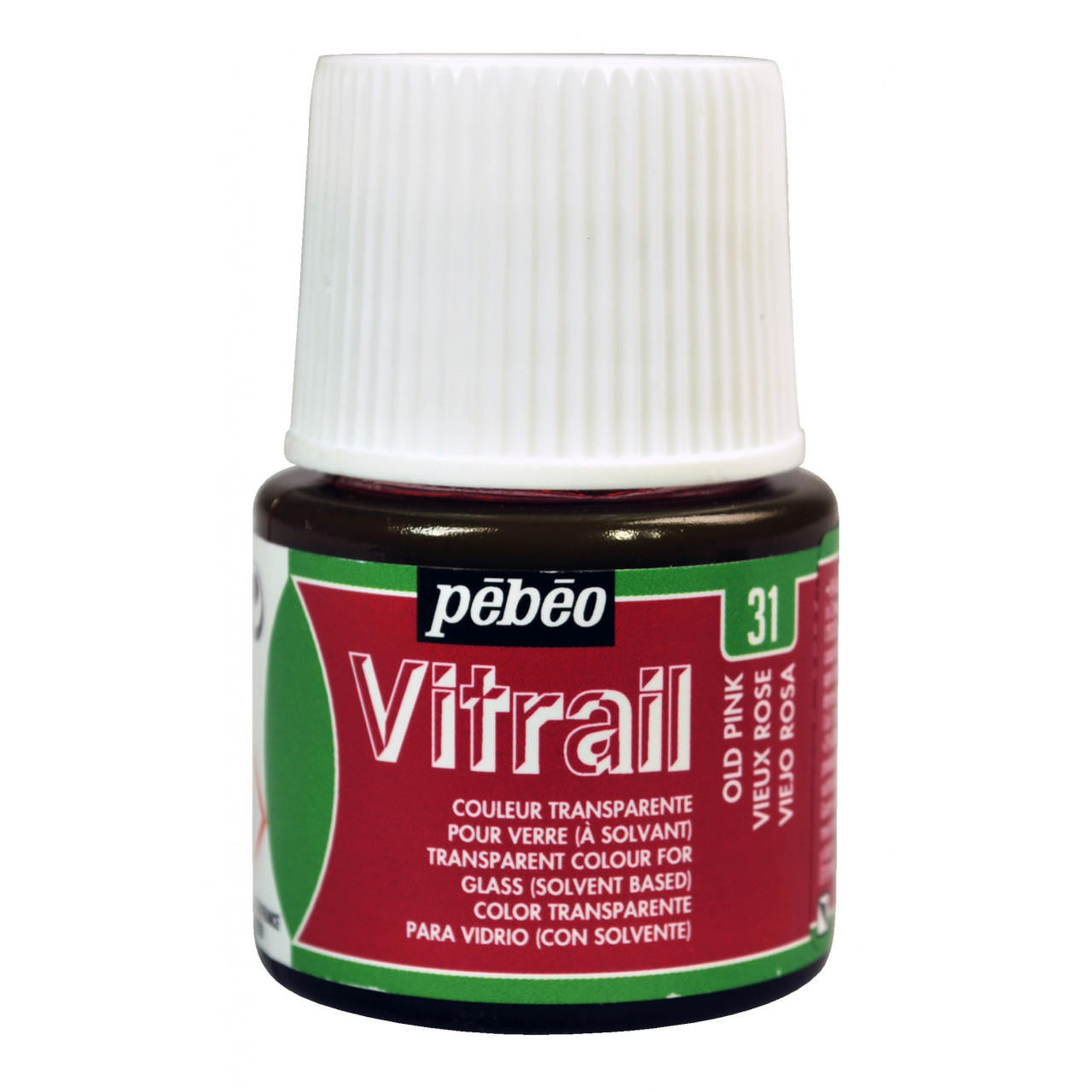 GLASS PAINT VITRAIL TRANSPARENT ( BRAND PEBEO ) 45ML