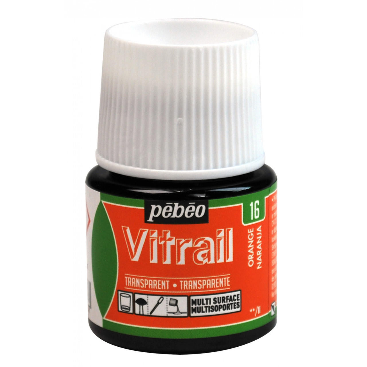 GLASS PAINT VITRAIL TRANSPARENT ( BRAND PEBEO ) 45ML
