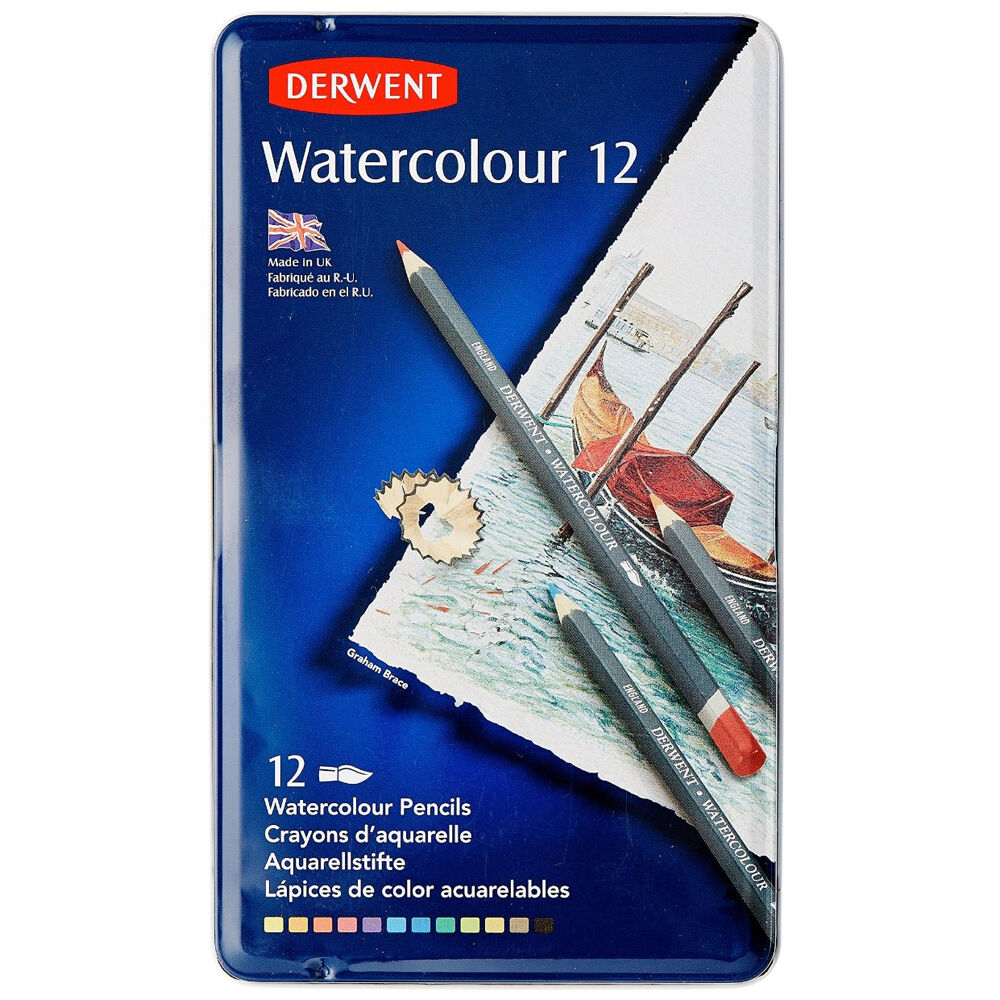 WATERCOLOR PENCIL ( BRAND DERWENT ) 12PCS