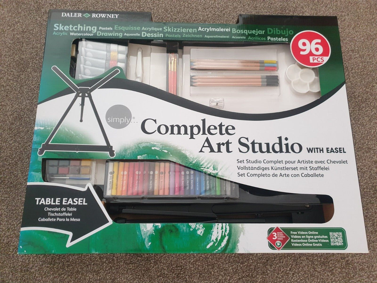 EASEL DRAWING BOARD AND PAINTING SUPPLIES ( DALER ROWNEY )