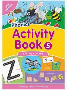 JOLLY PHONICS ACTIVITY BOOK 5 ( WITH STICKER INSIDE )