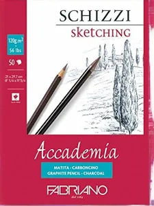 SKETCHBOOK A4 SCHIZZI ACADEMIA ( BRAND FABRIANO ) 120GSM 56LBS 8X11