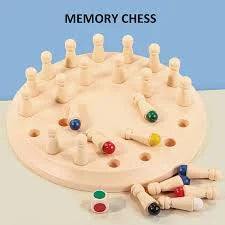 IPLAY WOODEN MEMORY CHESS
