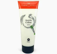 ACRYLIC COLOR ( BRAND FABER CASTELL ) 120ML