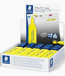 TEXTSURFER CLASSIC HIGHLIGHTER ( BRAND STAEDTLER ) YELLOW COLOR