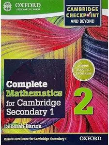 Complete Mathematics for Cambridge Lower Secondary 2 (First Edition): Cambridge Checkpoint and beyond (Oxford International Maths for Cambridge Secondary 1)