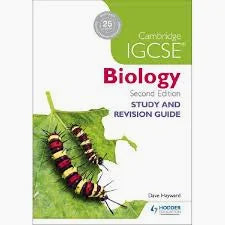 HODDER EDUCATION CAMBRIDGE IGCSE BIOLOGY 2ND EDITION ( STUDY AND REVISION GUIDE )