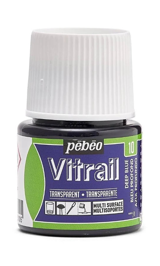 GLASS PAINT VITRAIL TRANSPARENT ( BRAND PEBEO ) 45ML