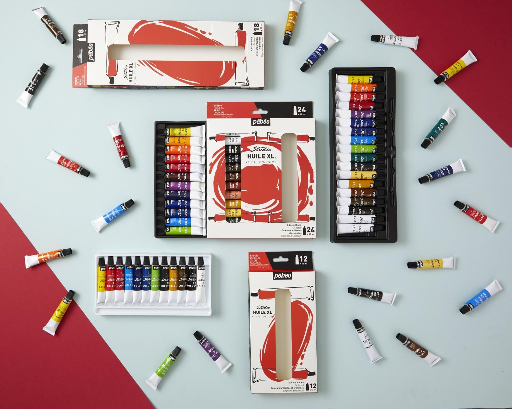 HUILE XL OIL COLOR ( BRAND PEBEO ) 24 COLORS 12ML