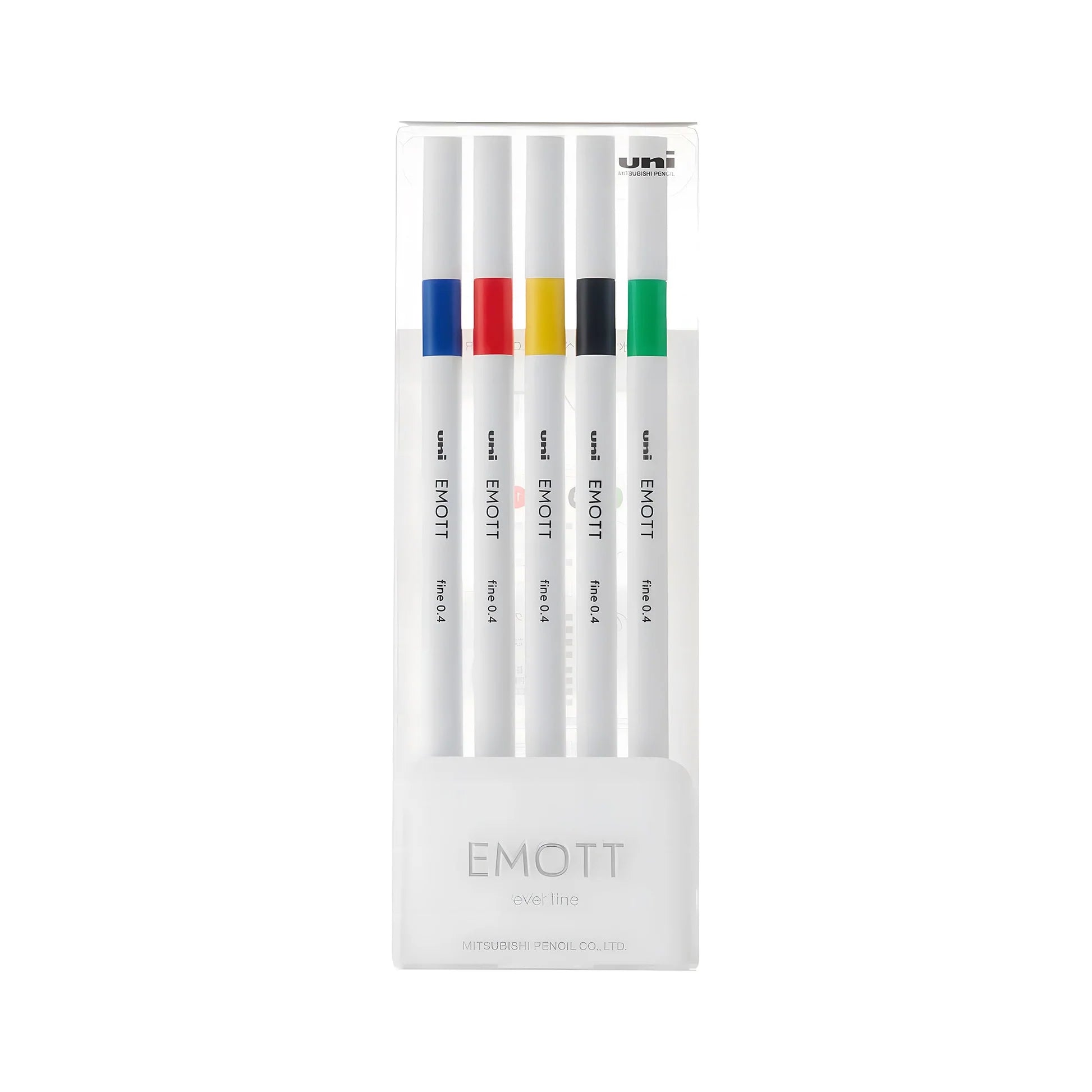 FINELINER VIVID COLOR PEN ( BRAND UNI-BALL ) EMOTT 5 PCS