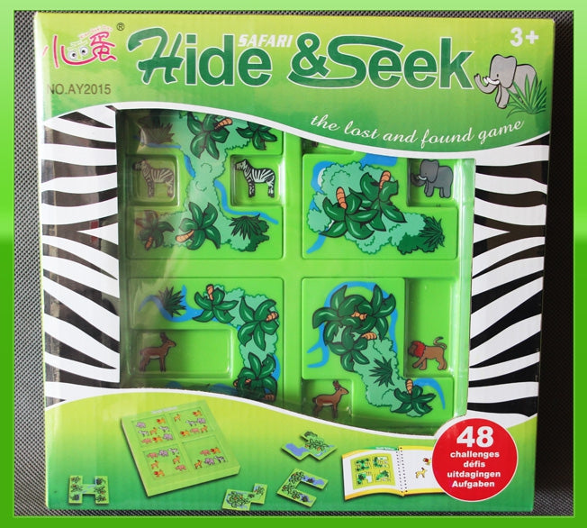 SAFARI HIDE&SEEK LOGIC GAME FUN