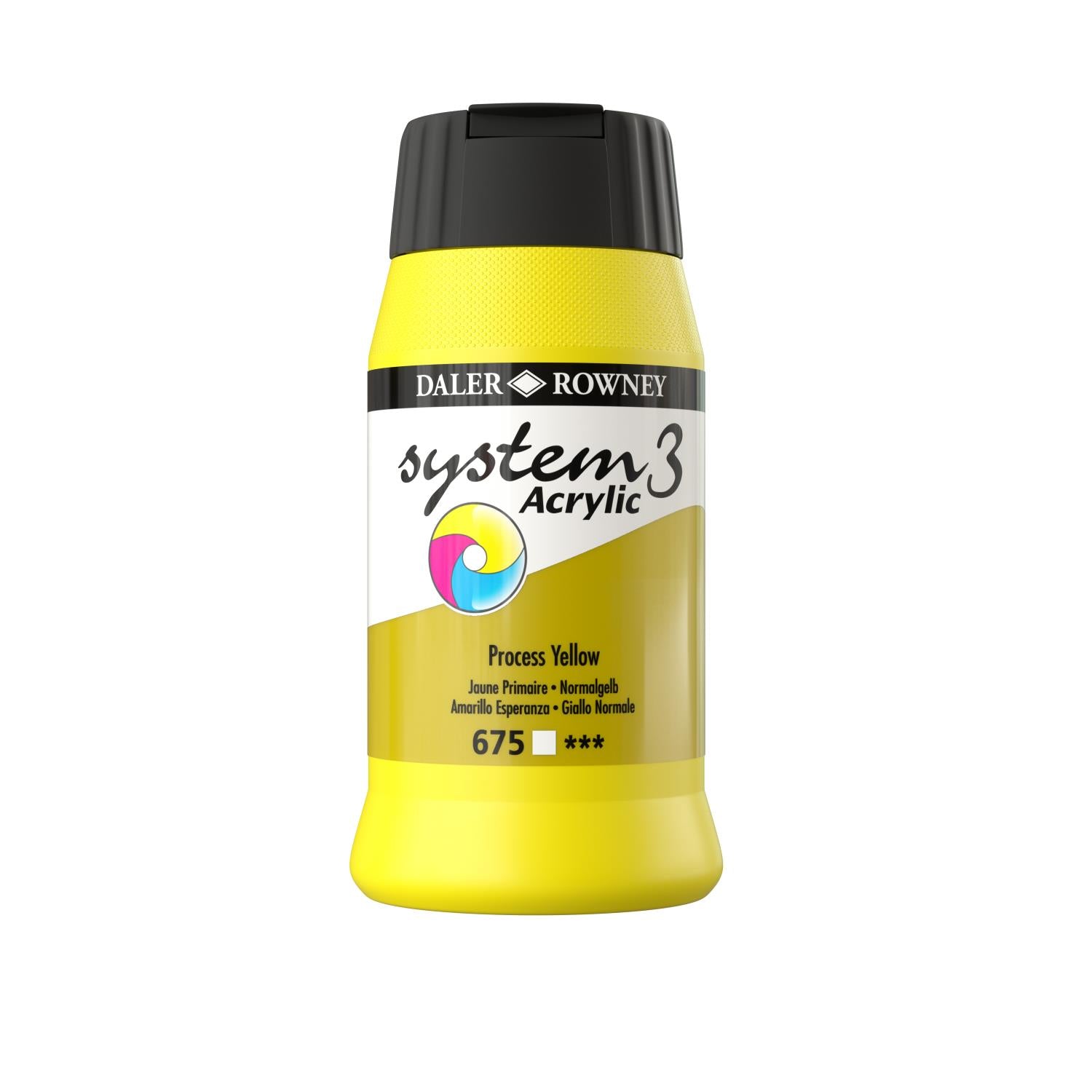 SYSTEM 3 ACRYLIC PAINT 500ML ( BRAND DALER ROWNEY )