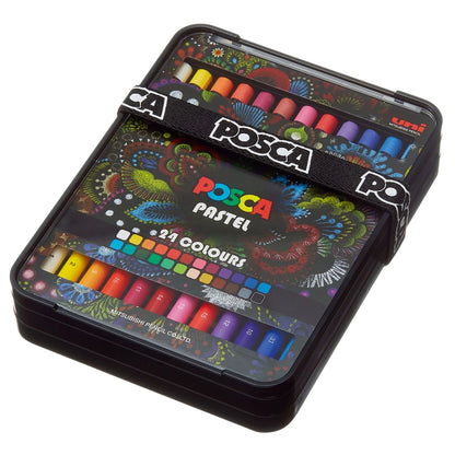 POSCA Pastel Wax Crayons (24 Colors)