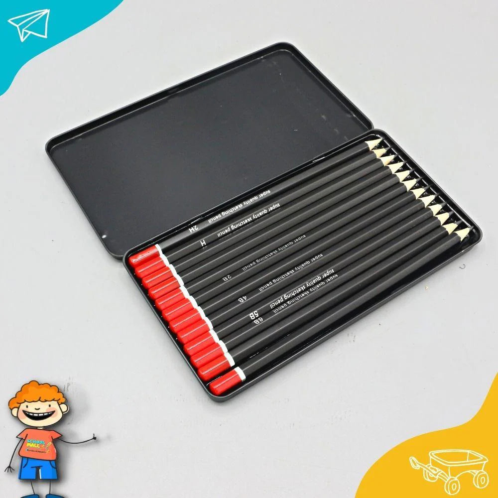 SKETCH PEN ( BRAND VNEEDS ) SKETCHING PENCIL 12 PCS