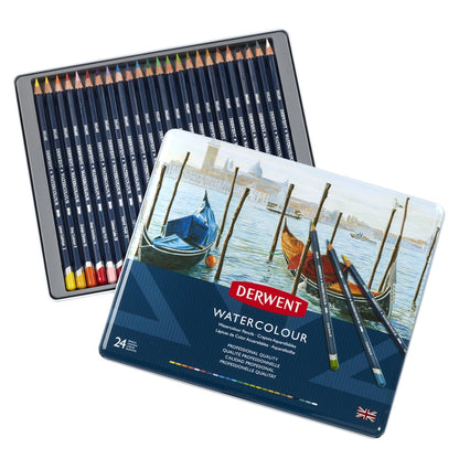 Derwent Watercolour Pencils (24 Tin)