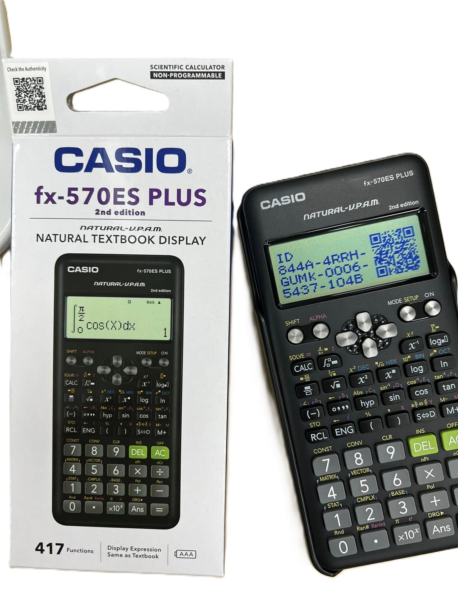 CASIO FX570ES PLUS 2ND EDITION SCIENTIFIC CALCULATOR