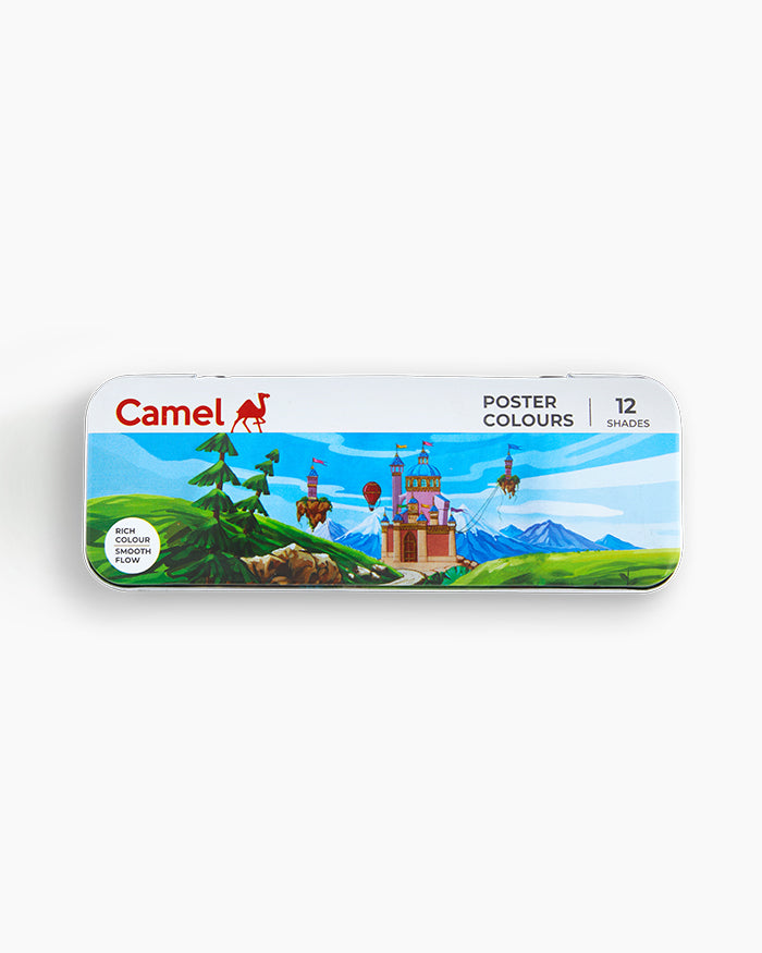 POSTER COLOR  12shades ( BRAND CAMEL )