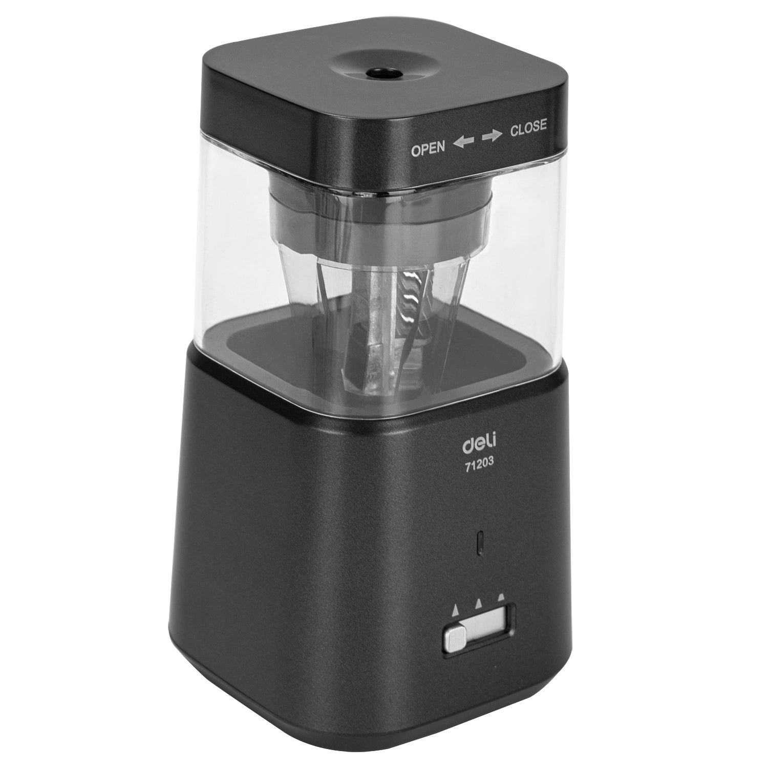 Deli-E71203-GY Automatic Electric Pencil Sharpener