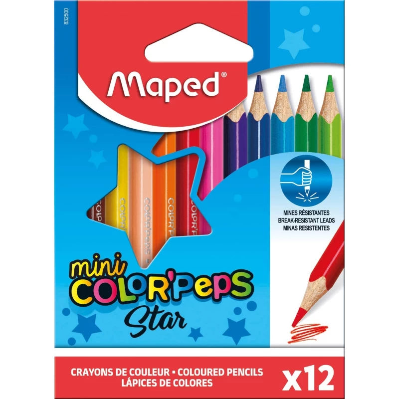 Maped Mini Color’Peps Star 12-Count