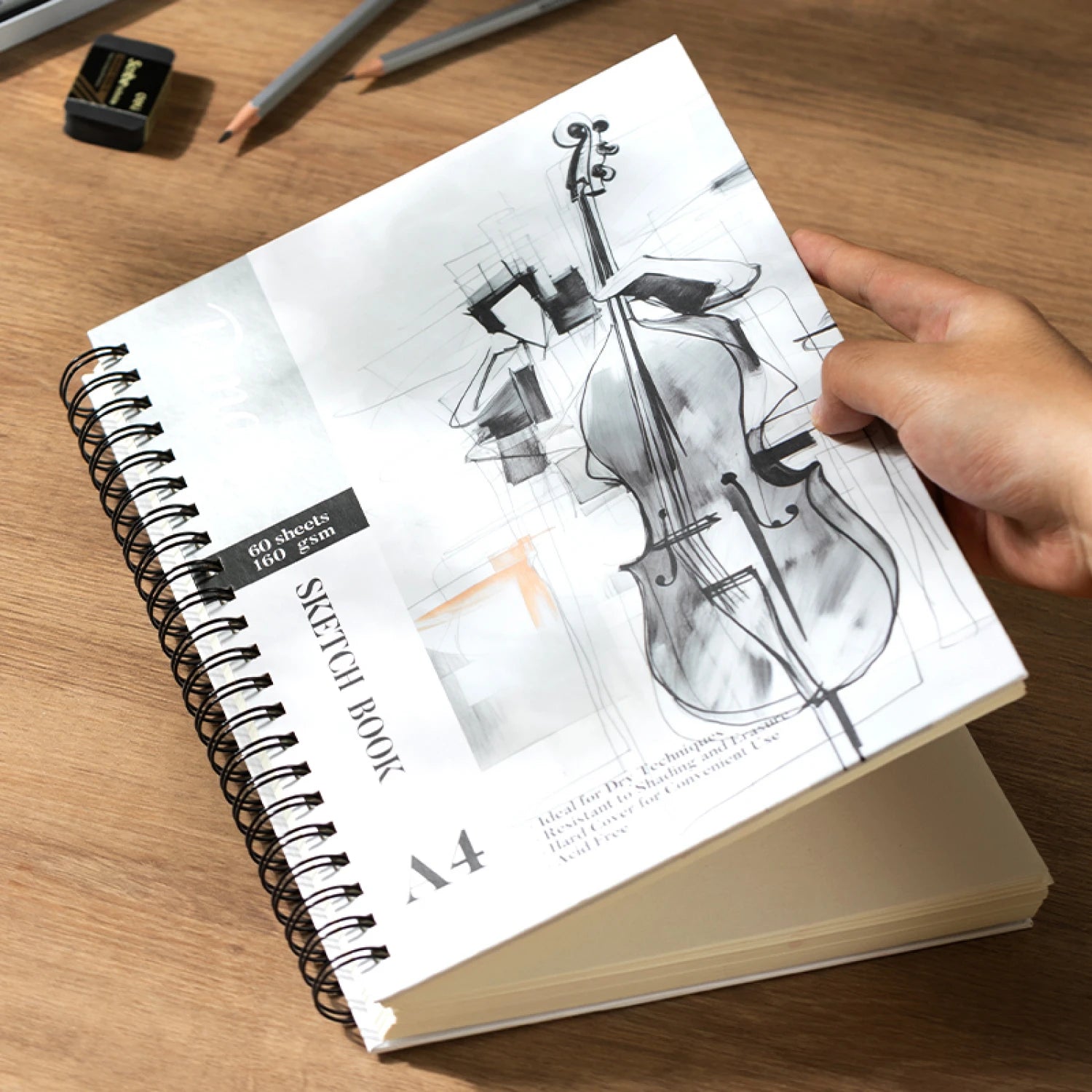 SKETCHBOOK ( BRAND DMAST BY PEBEO ) SIZE A4