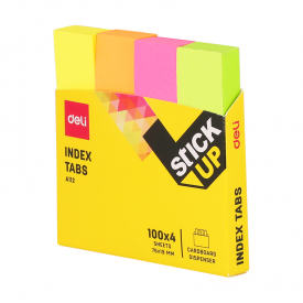 Deli Index Tabs 76×19mm tab