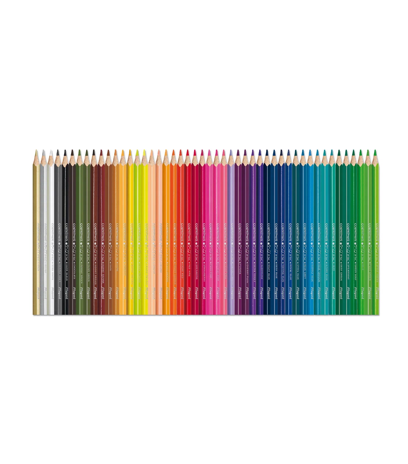 Color’Peps Star Triangular Colored Pencils x48