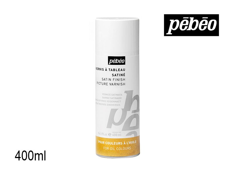 SATIN PICTURE VARNISH SPRAY 400ml ( BRAND PEBEO )