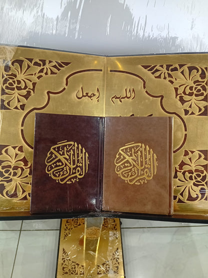 THE HOLY QURAN VELVET COVER SIZE 12X17