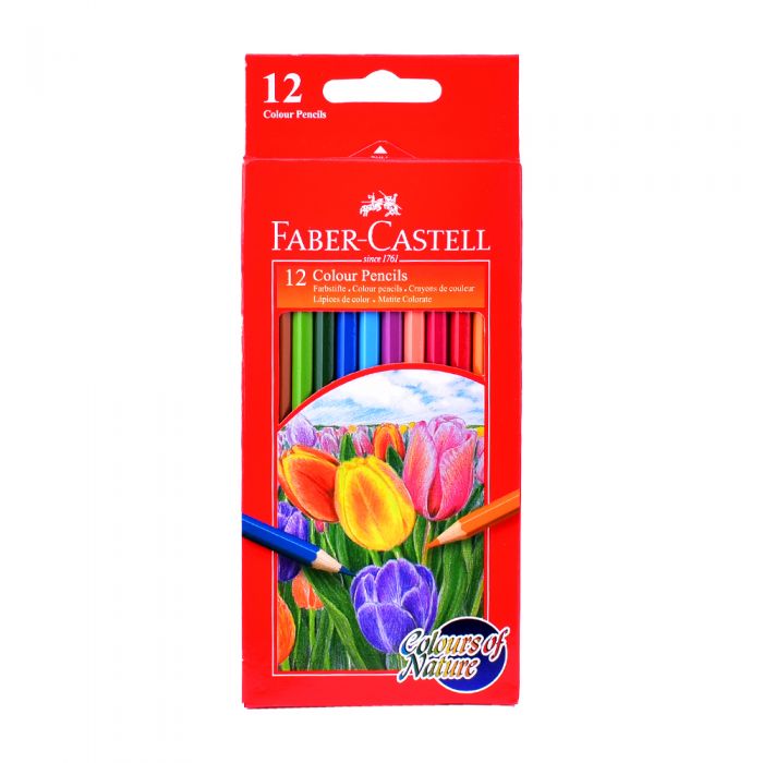 Faber-Castell 12 Colour Pencils - Colours of Nature