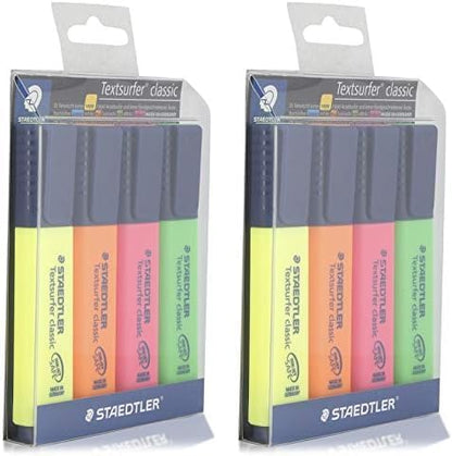 TEXTSURFER CLASSIC HIGHLIGHTER ( BRAND STAEDTLER ) 4 COLORS