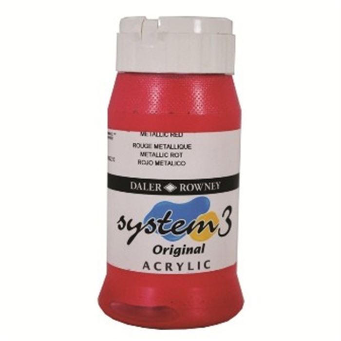 SYSTEM 3 ACRYLIC PAINT 500ML ( BRAND DALER ROWNEY )