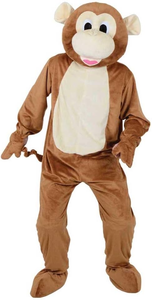 Mascot Mini Mascots Cheeky Monkey Adult Mini Mascot Animal Costumes | Ladies Mens Children's Entertainer Outfits | Fancy Dress