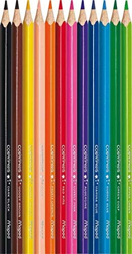 COLORING PENCIL ( BRAND MAPED ) 12 COLORS