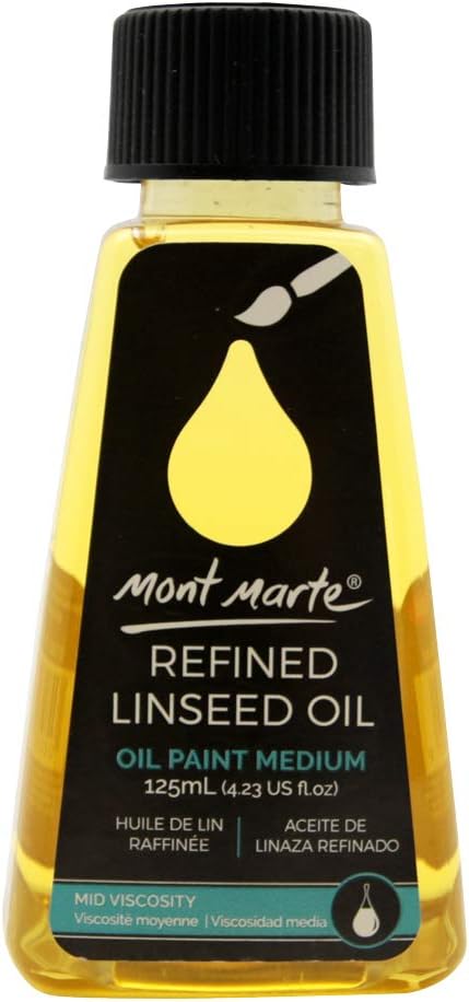PREMIUM REFINED LINSEED OIL 125ml ( BRAND MONT MARTE )