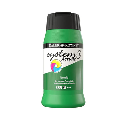 SYSTEM 3 ACRYLIC PAINT 500ML ( BRAND DALER ROWNEY )