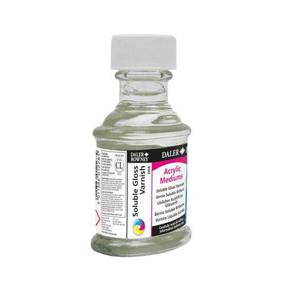 ACRYLIC MEDIUM SOLUBLE GLOSS VARNISH ( BRAND DALER ROWNEY ) 75ML