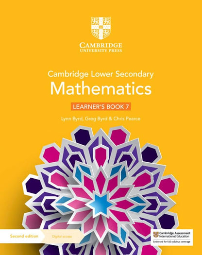 CAMBRIDGE LOWER SECONDARY MATHEMATICS LEARNER'S BOOK 7