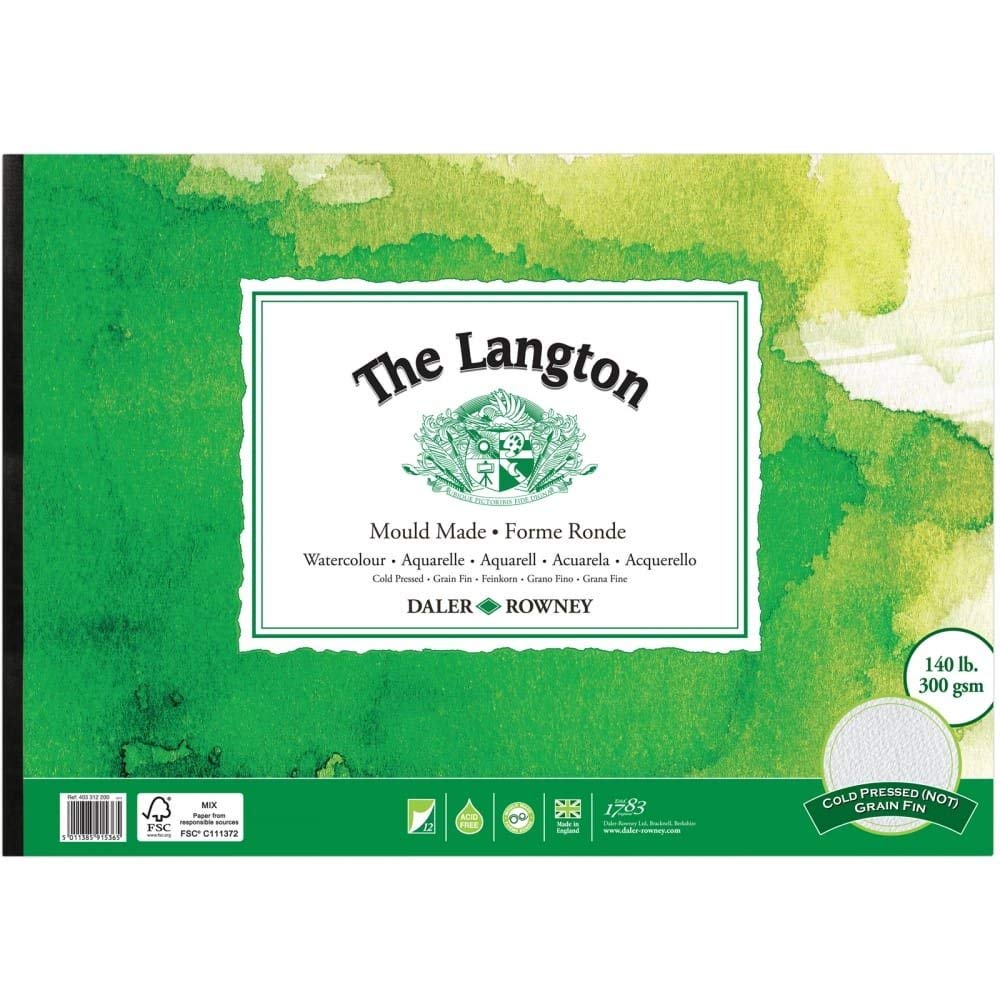 WATERCOLOR PAD ( BRAND DALER ROWNEY ) THE LANGTON WATERCOLOR PAD A3 SIZE