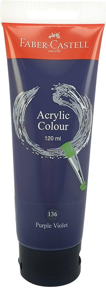 ACRYLIC COLOR ( BRAND FABER CASTELL ) 120ML
