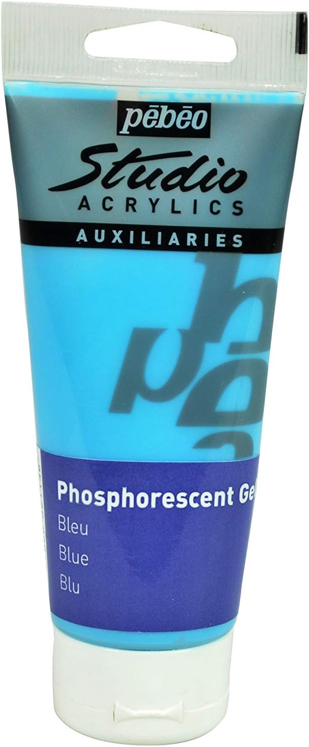 STUDIO ACRYLIC PHOSPHORESCENT GEL 100ml ( BRAND PEBEO )