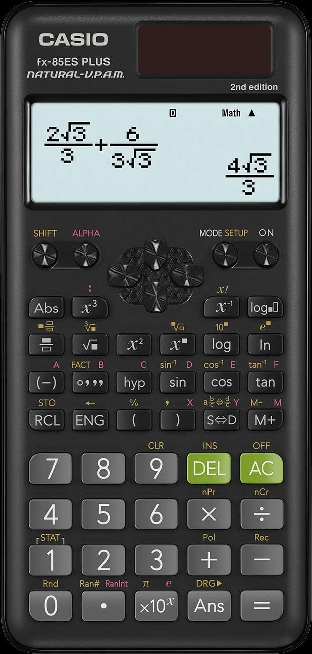 FX-85ES PLUS CALCULATOR 2ND EDITION ( BRAND CASIO )