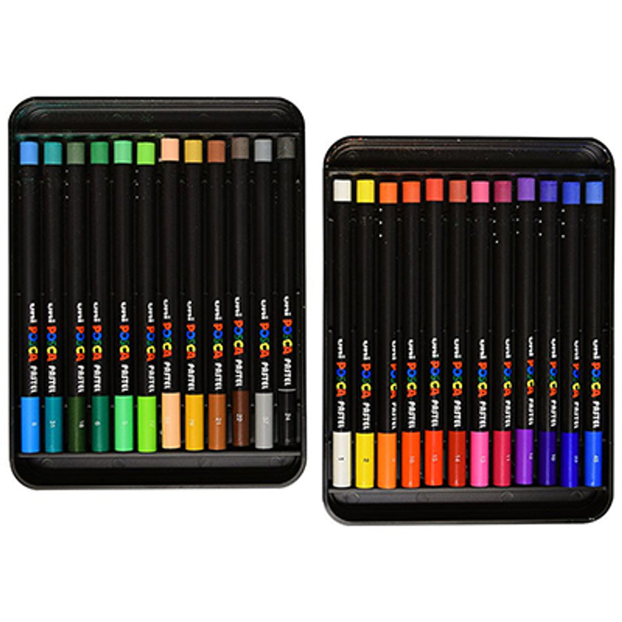 POSCA Pastel Wax Crayons (24 Colors)