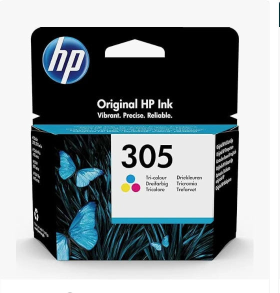 HP 305 Tri-Colour Original Ink Cartridge