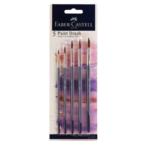 Faber-Castell 5-Piece Paint Brush Set