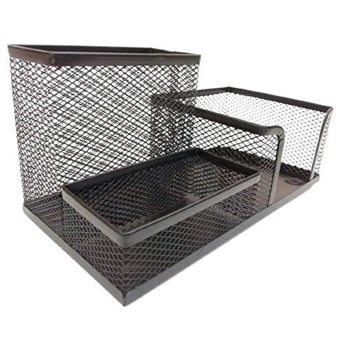 Metal Mesh Desk Organizer