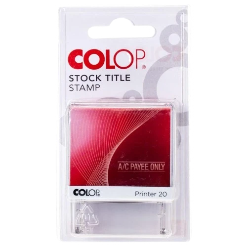 COLOP Stock Title Stamp - A/C Payee Only