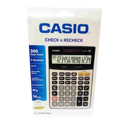 Casio DJ-240D Plus Check & Recheck Calculator