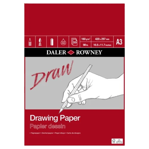 Daler-Rowney Drawing Paper Pad (A3)