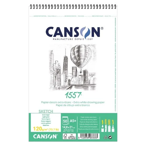 Canson 1557 Sketch Pad (A5+)