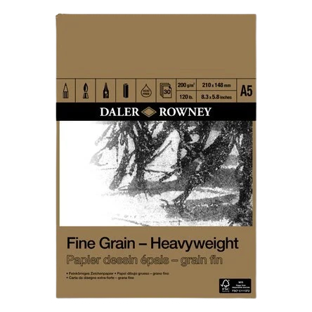 Daler Rowney Fine Grain - Heavyweight A5 200gsm